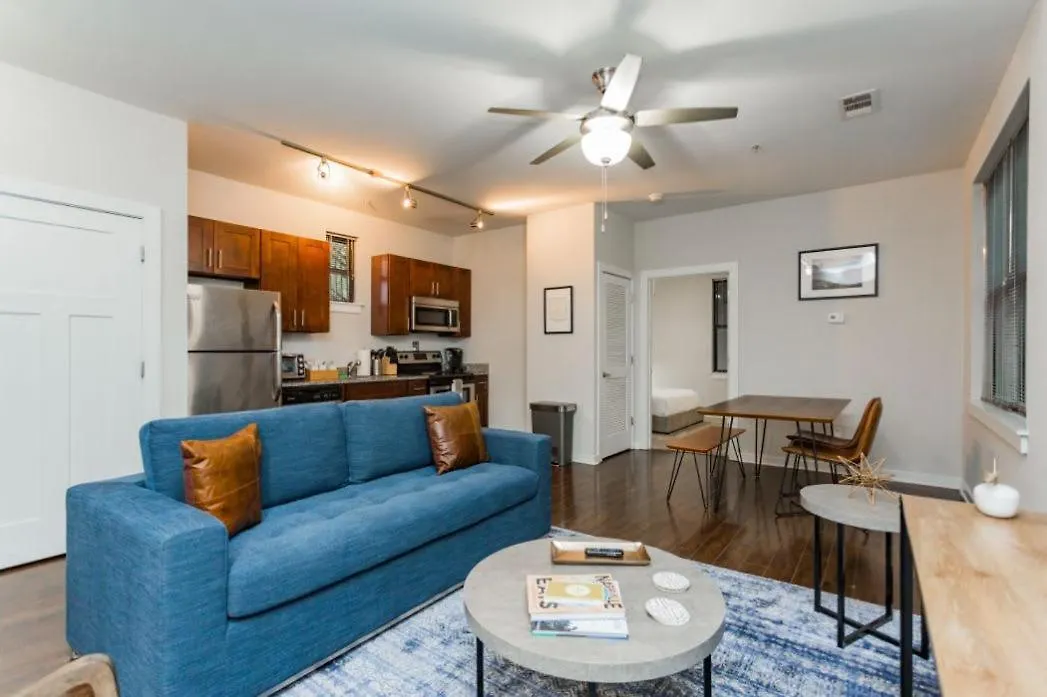 Apartament Cozysuites Music Row Spacious 1Br With Free Parking 30 Nashville Stany Zjednoczone Ameryki